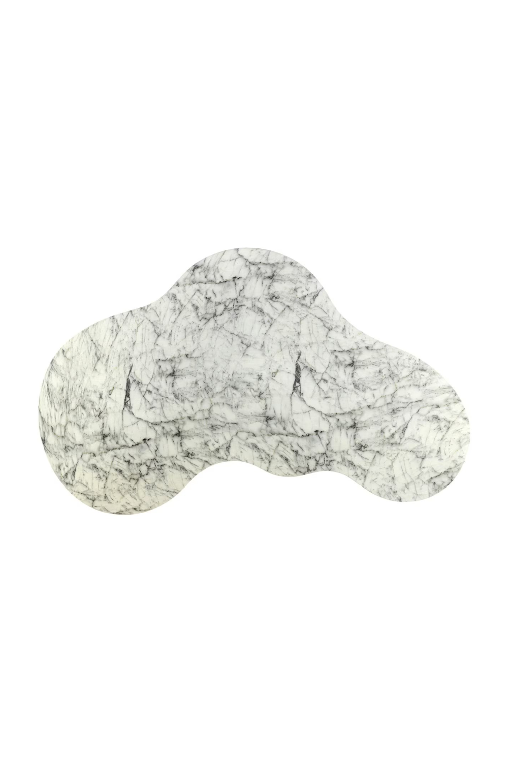 White Marble Organic Coffee Table | OROA Rockyard | Oroa.com