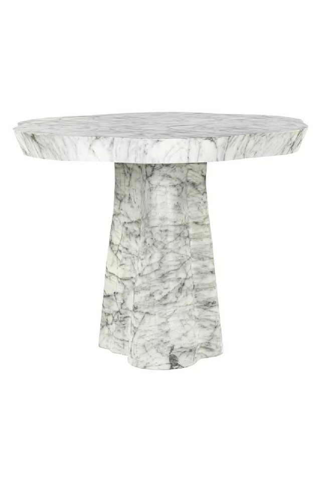 White Marble Outdoor Dining Table | Richmond Interiors Rockyard | Oroa.com