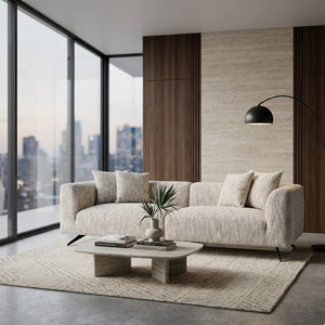   Metal Leg 3-Seater Sofa | Oroa.com