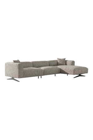 Beige 3-Seater Sofa with Right Lounge | Richmond Interiors Hoxton | Oroa.com