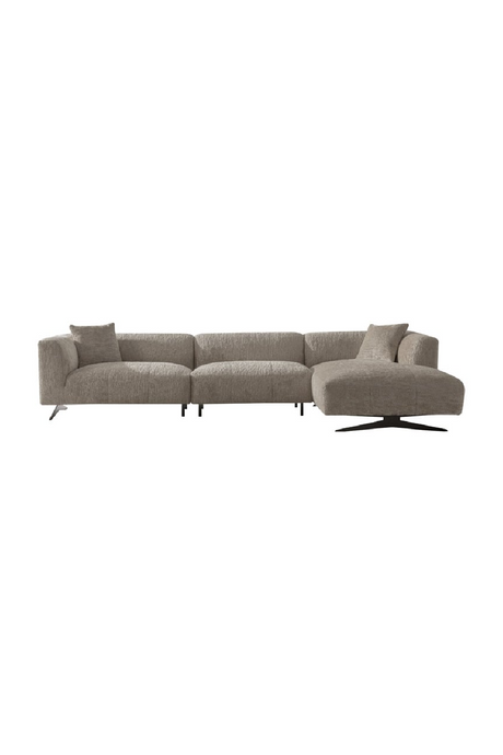 Metal Leg 3-Seater Sofa with Lounge | Richmond Interiors Hoxton | Oroa.com