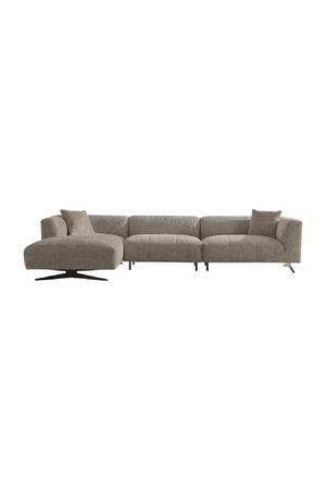 Metal Leg 3-Seater Sofa with Lounge | Richmond Interiors Hoxton | Oroa.com