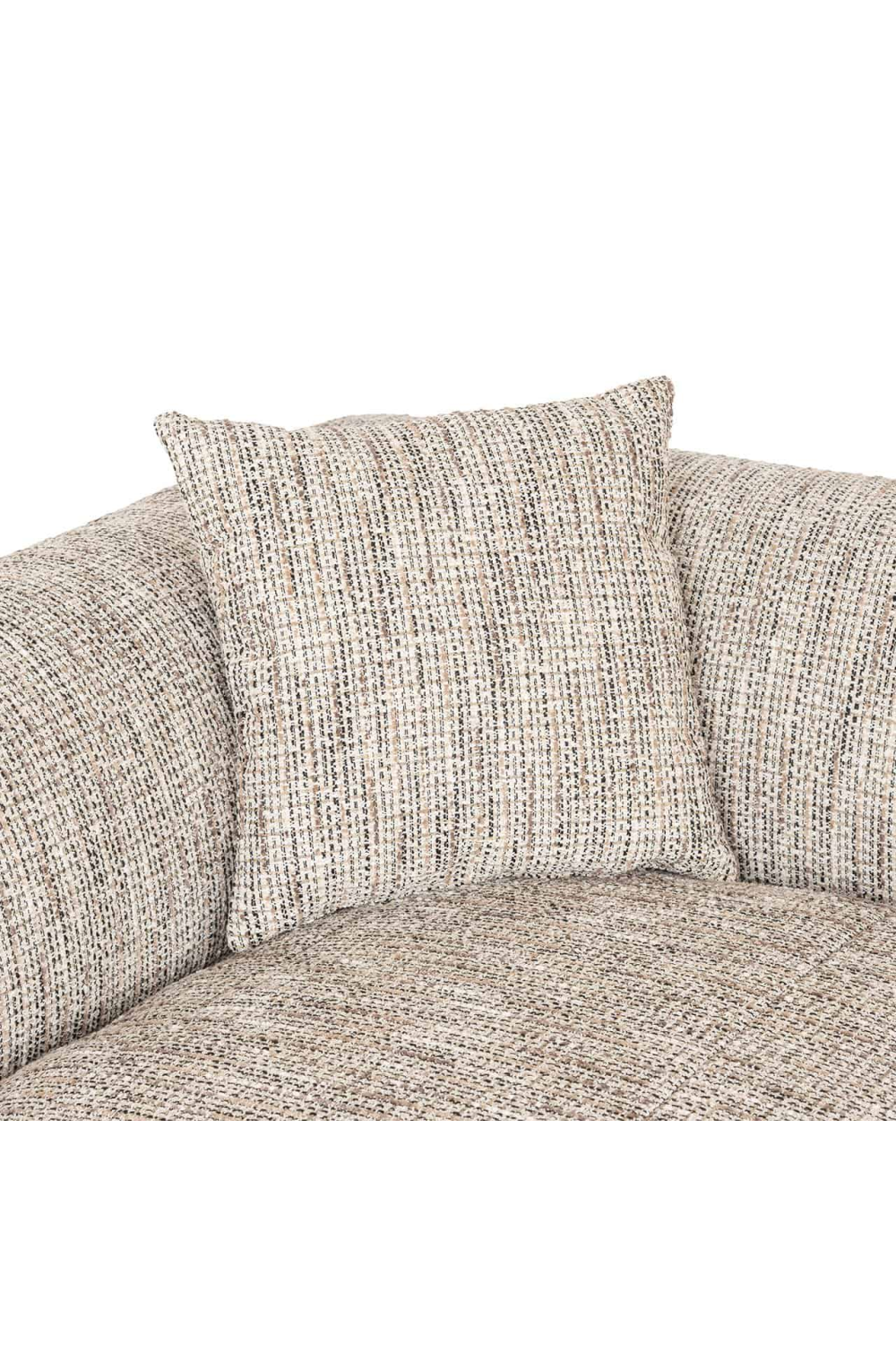 Beige 3-Seater Sofa with Left Lounge | OROA Hoxton | Oroa.com