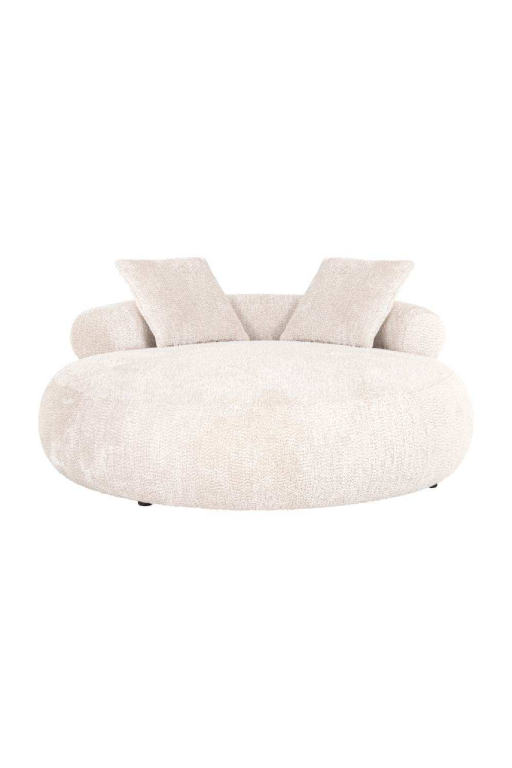 Cream Oval Daybed | Richmond Interiors Tivola | Oroa.com