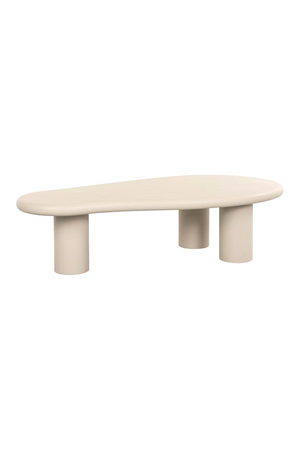 Beige Organic-Shaped Coffee Table | Richmond Interiors Clayton | Oroa.com