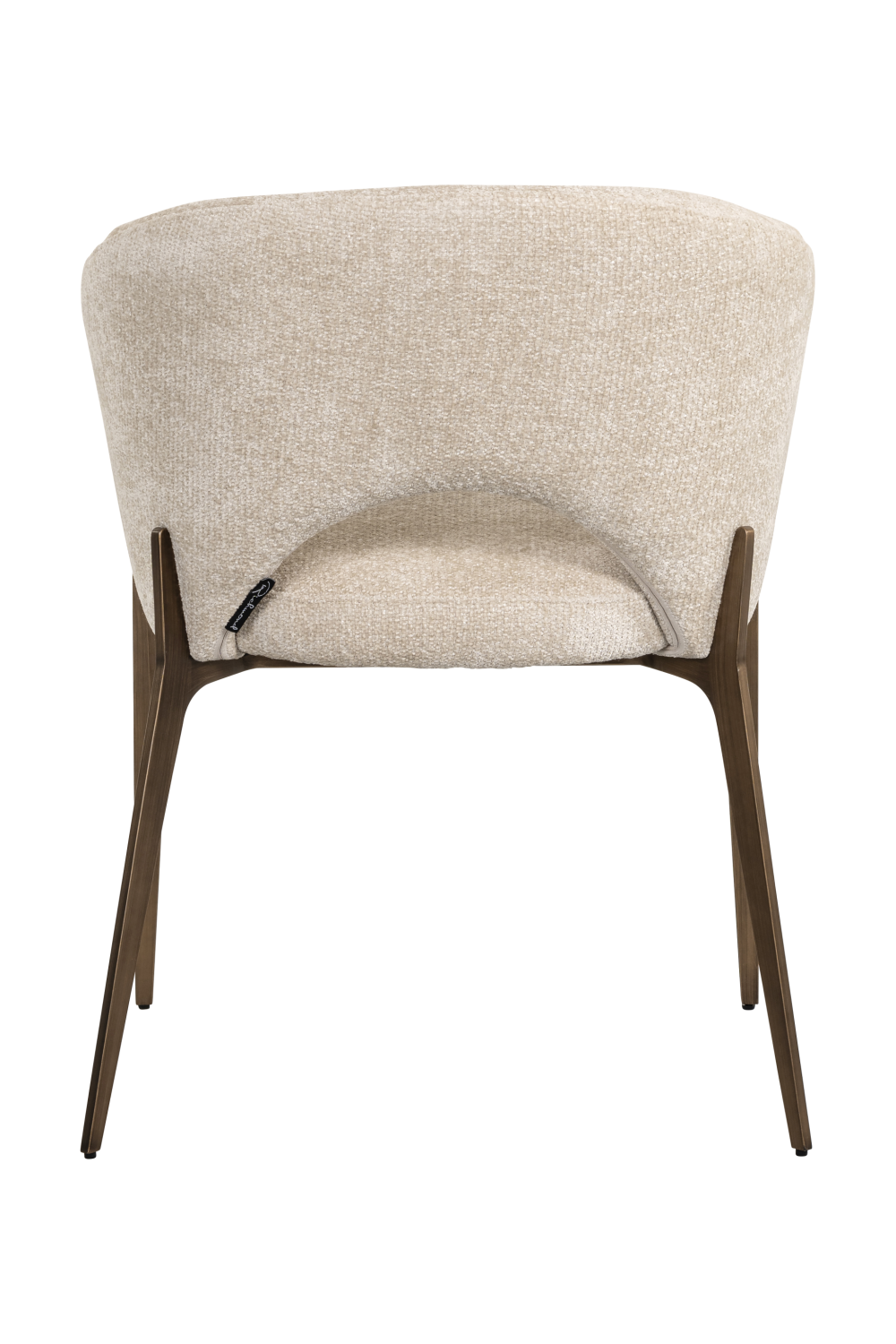 Cream Cut-Out Back Dining Chair | OROA Kenzi | Oroa.com