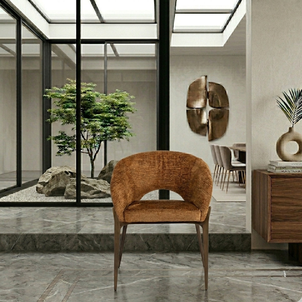   Cut-Out Back Dining Chair | Oroa.com