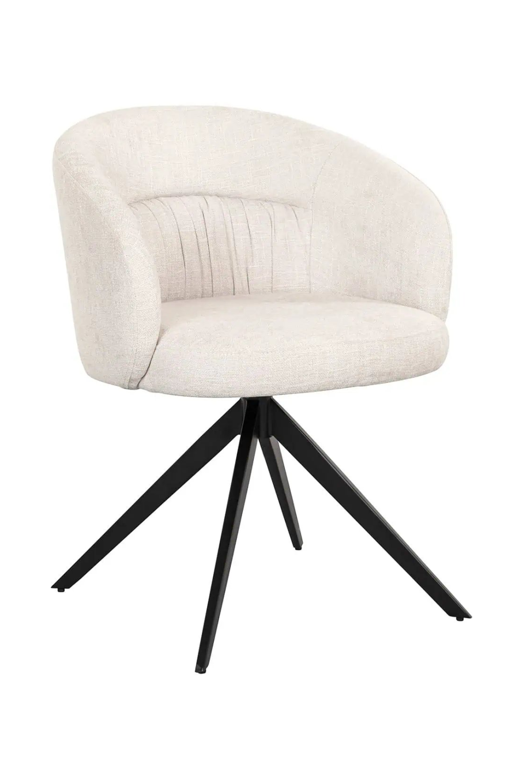 Quadrupod Curved Swivel Chair | OROA Olivia | Oroa.com