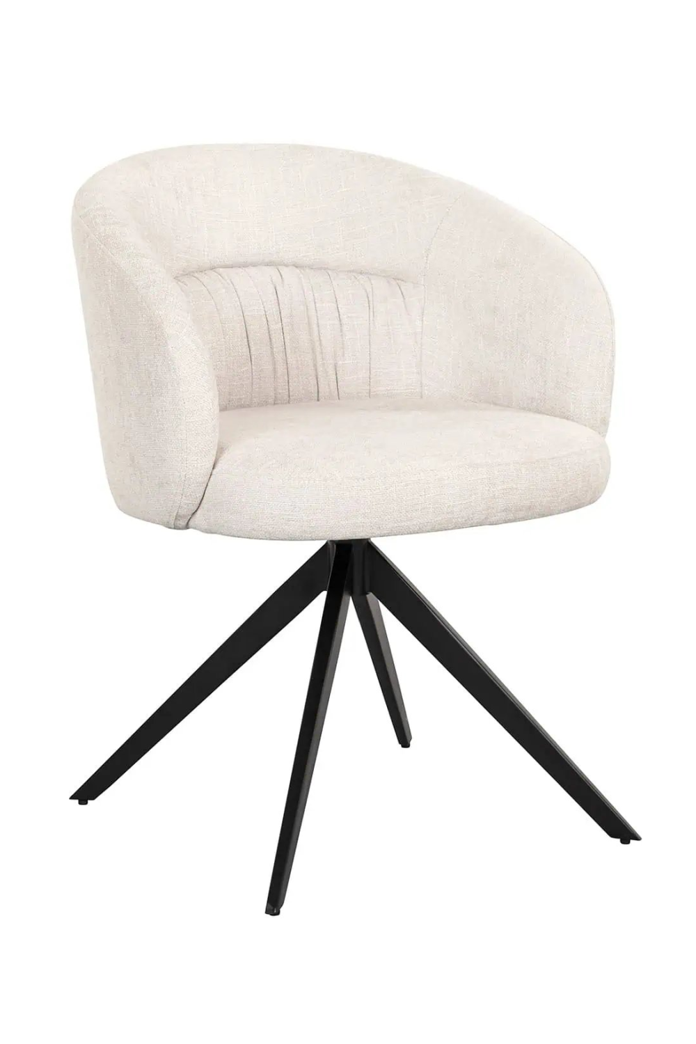 Quadrupod Curved Swivel Chair | Richmond Interiors Olivia | Oroa.com