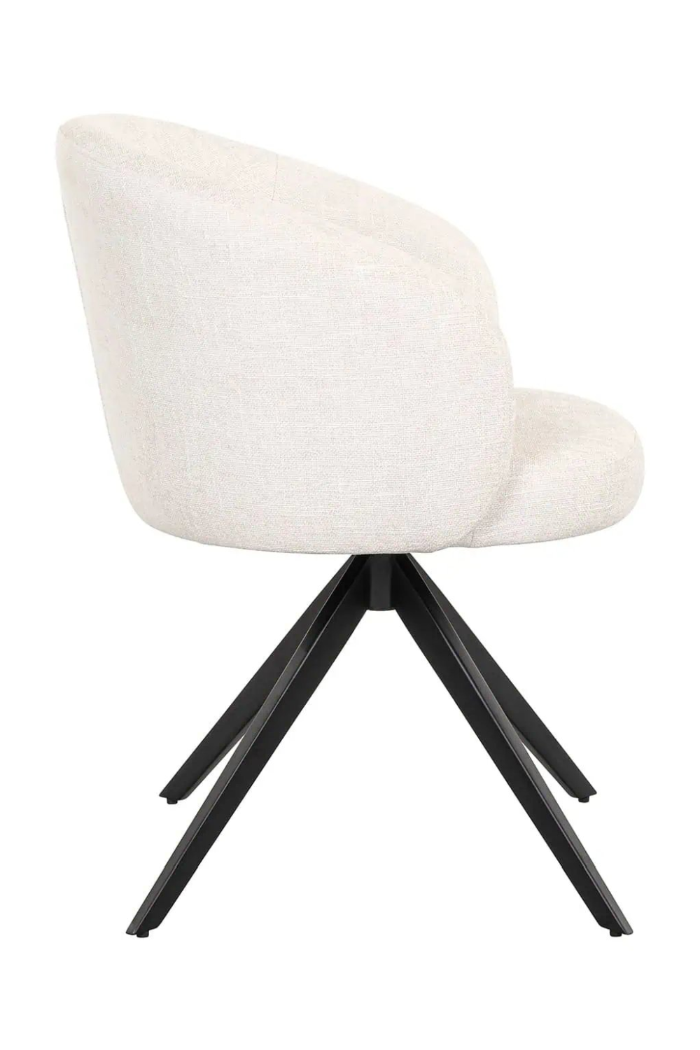 Quadrupod Curved Swivel Chair | OROA Olivia | Oroa.com