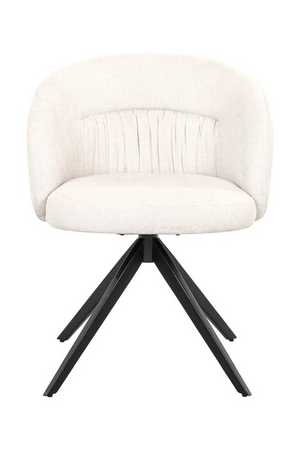 Quadrupod Curved Swivel Chair | Richmond Interiors Olivia | Oroa.com