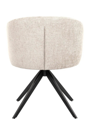 Quadrupod Curved Swivel Chair | Richmond Interiors Olivia | Oroa.com