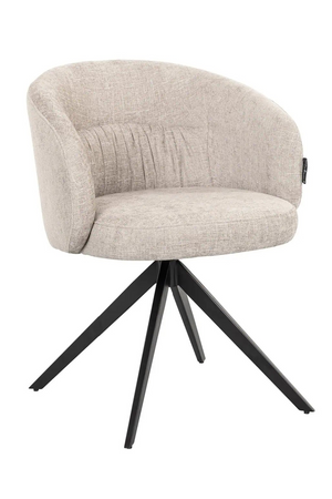 Quadrupod Curved Swivel Chair | Richmond Interiors Olivia | Oroa.com