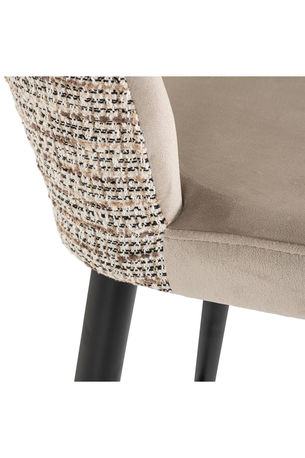 Khaki Cut-Out Bar Stool | OROA Tabitha | Oroa.com