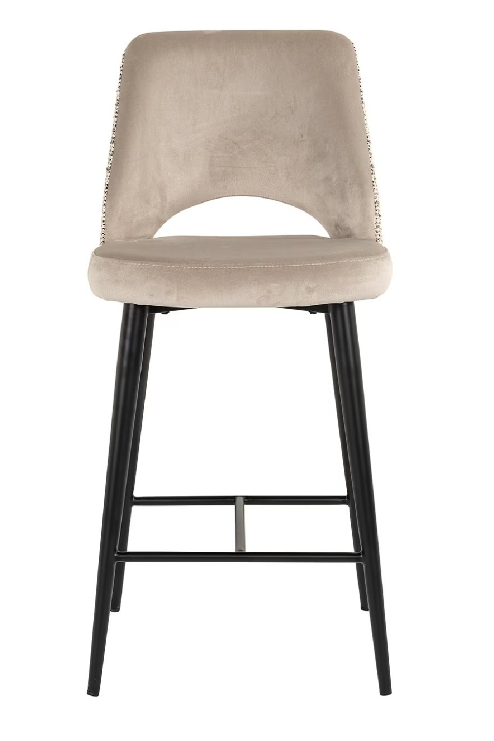 Khaki Cut-Out Counter Stool | OROA Tabitha | Oroa.com