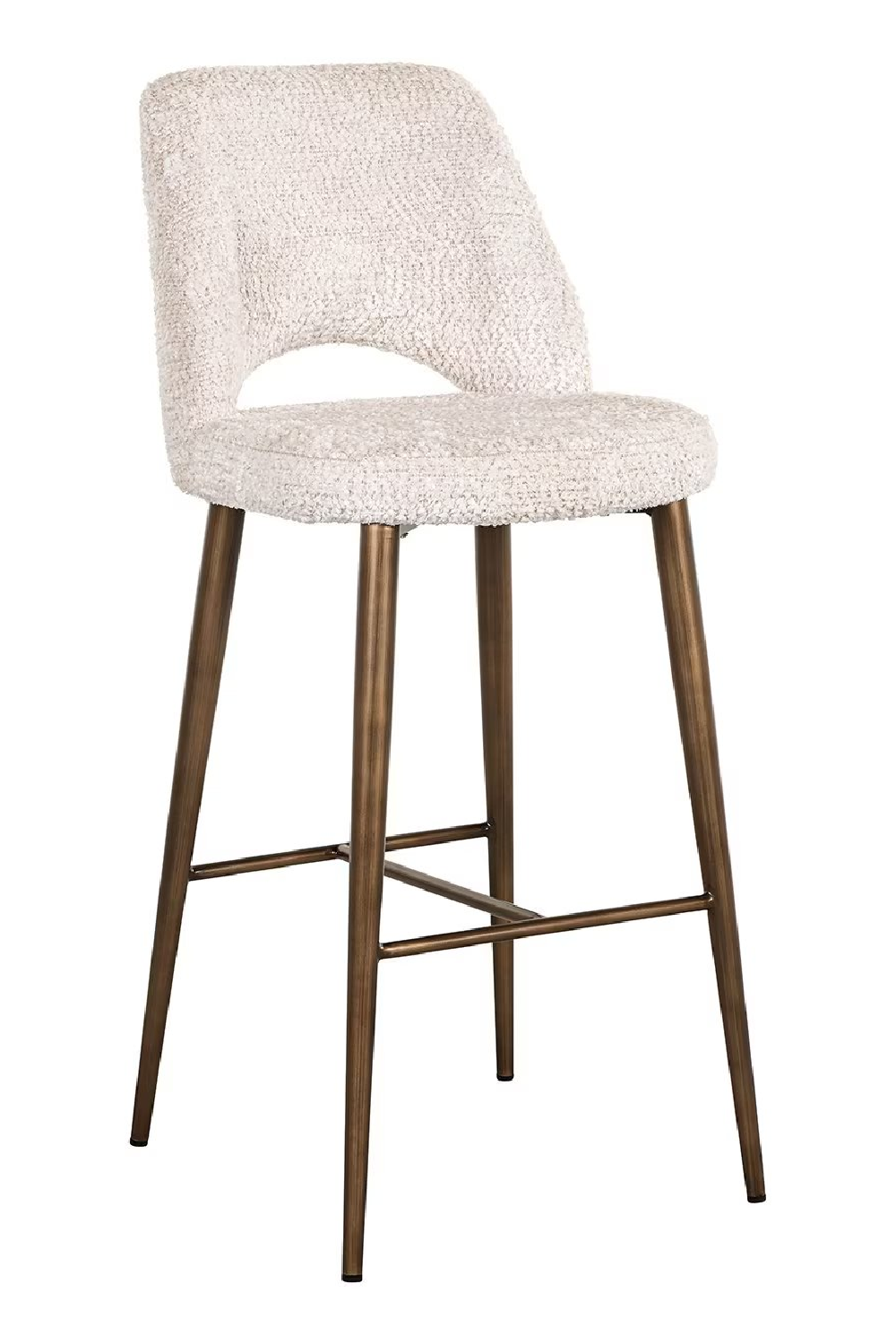 Cream Cut-Out Bar Stool | Richmond Interiors Delphine | Oroa.com