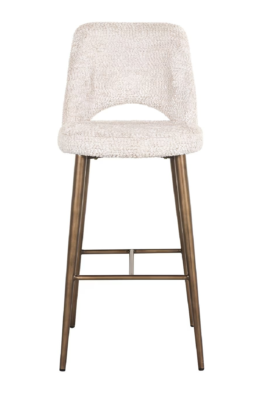 Cream Cut-Out Bar Stool | OROA Delphine | Oroa.com