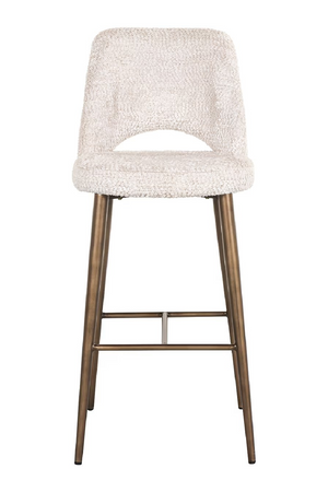 Cream Cut-Out Bar Stool | Richmond Interiors Delphine | Oroa.com