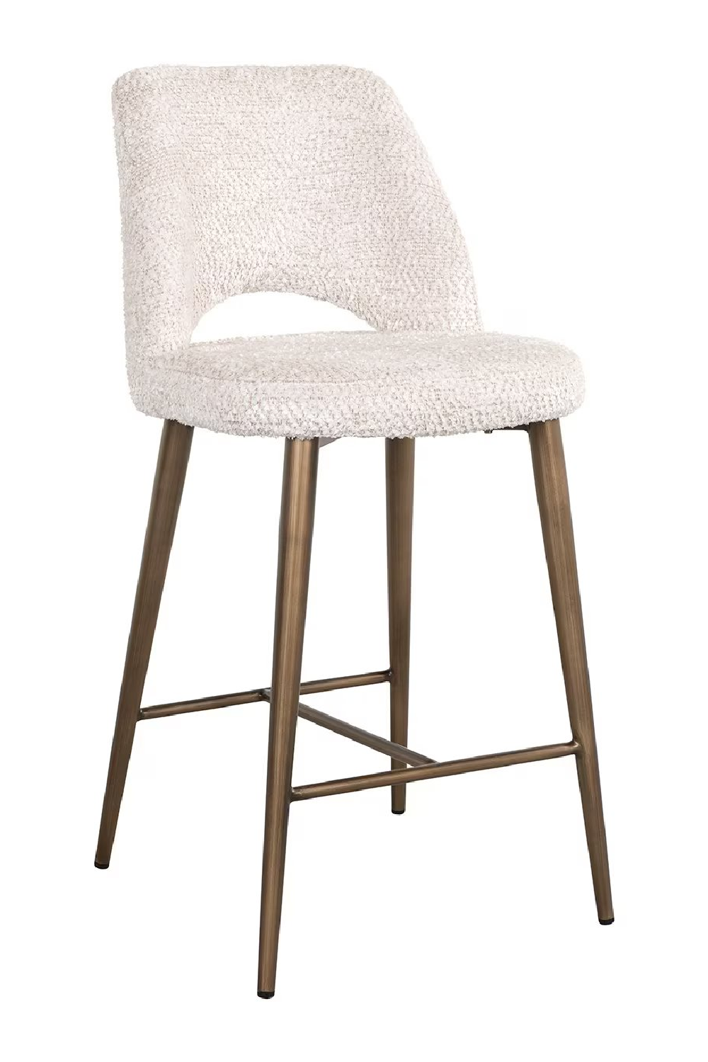 Cream Cut-Out Counter Stool | OROA Delphine | Oroa.com