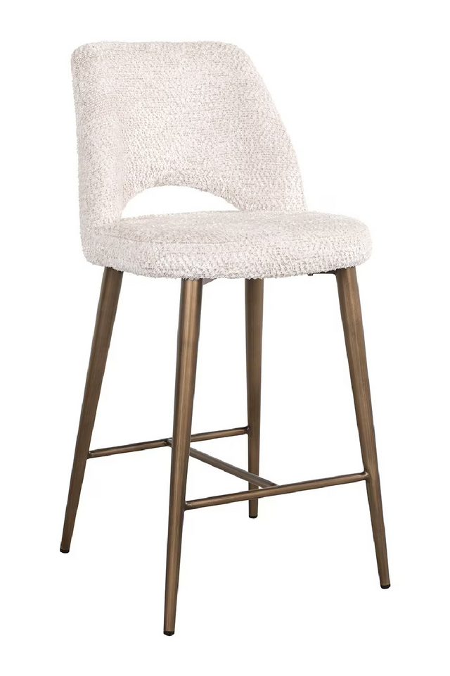Cream Cut-Out Counter Stool | Richmond Interiors Delphine | Oroa.com