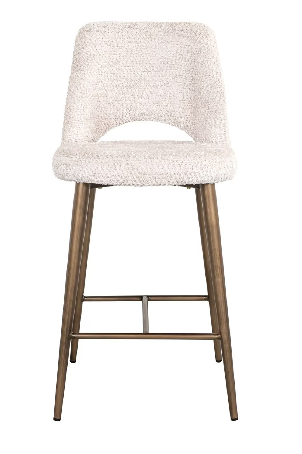 Cream Cut-Out Counter Stool | OROA Delphine | Oroa.com