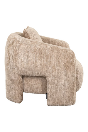 Curved Padded Lounge Chair | Richmond Interiors Milania | Oroa.com