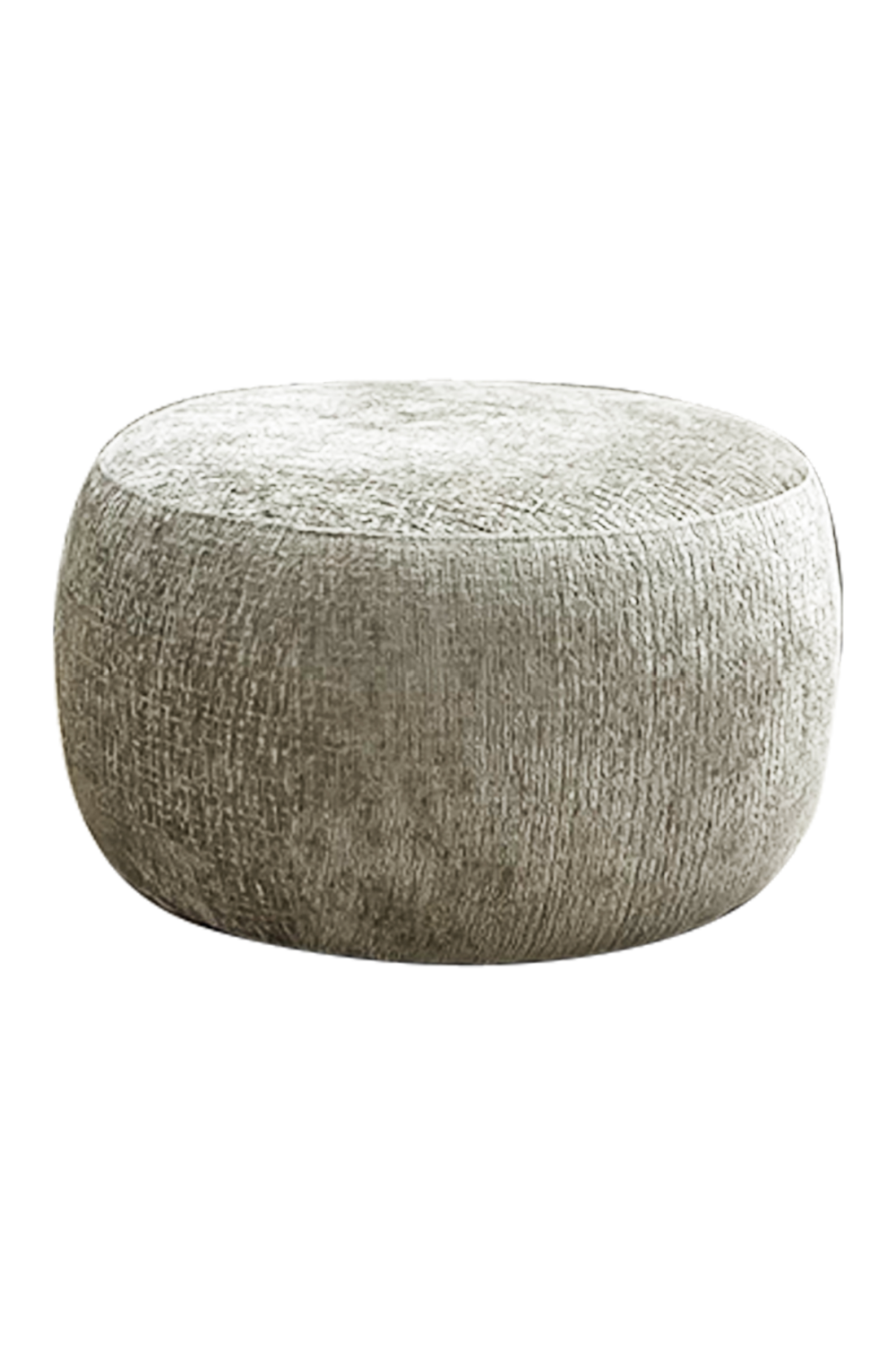 Beige Round Pouf | OROA Cassie | Oroa.com