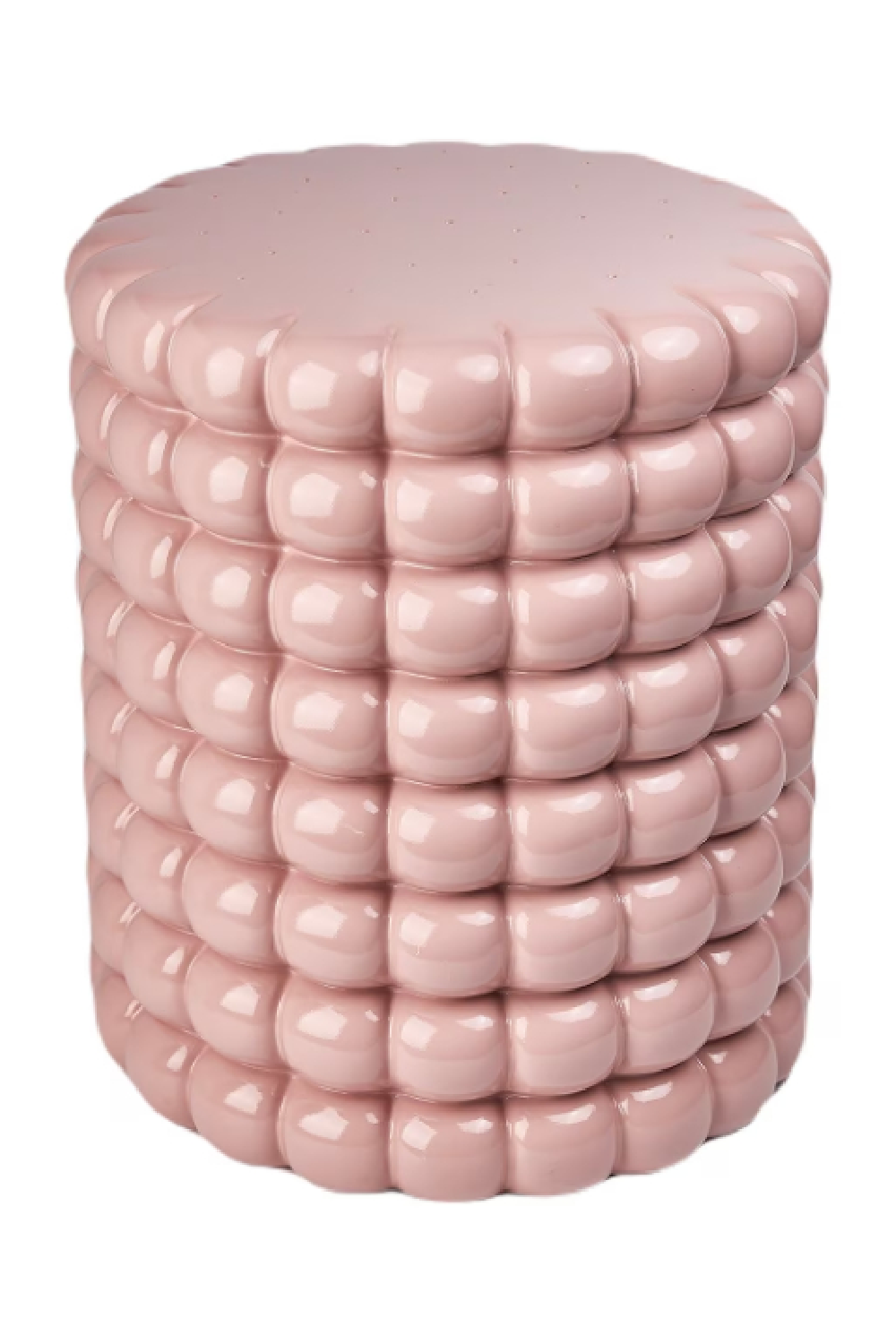 Pink Cylindrical Stool | OROA Biscuit | Oroa.com