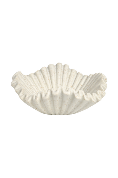 White Wavy Bowl | Richmond Interiors Sadia | Oroa.com