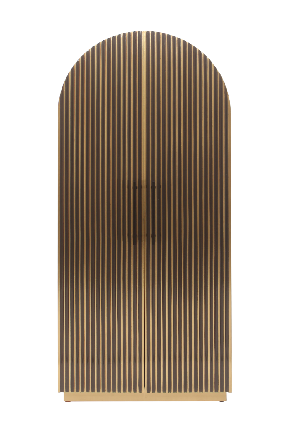 Gold Arched 2-Door Cabinet | Richmond Interiors Les Arcs | Oroa.com