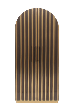 Gold Arched 2-Door Cabinet | Richmond Interiors Les Arcs | Oroa.com
