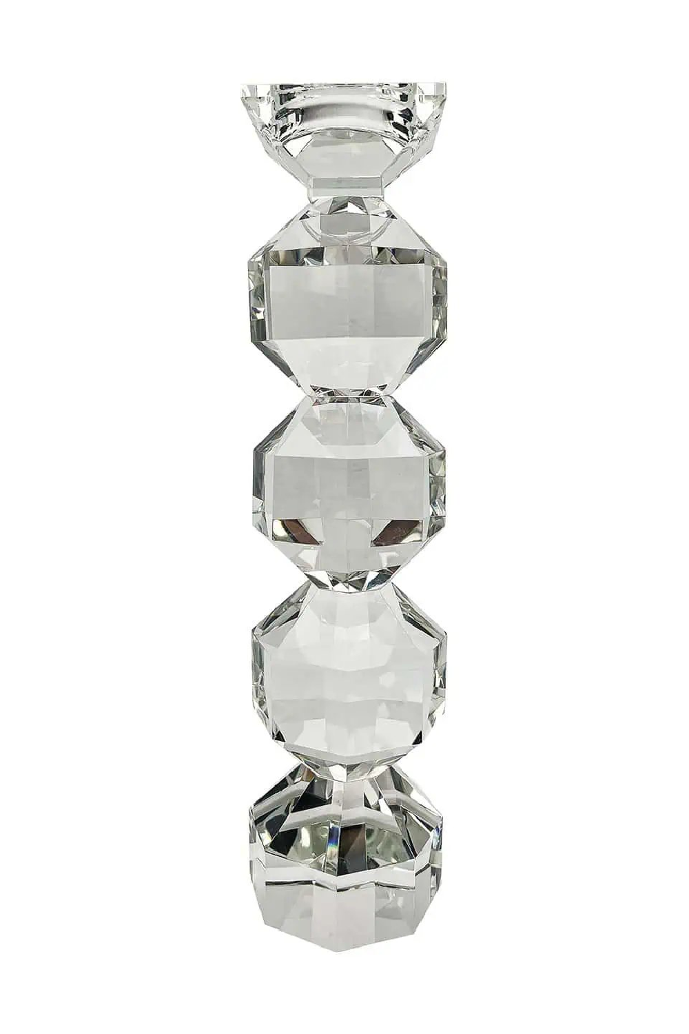 Three-Tiered Glass Candle Holder | Richmond Interiors Safia | Oroa.com