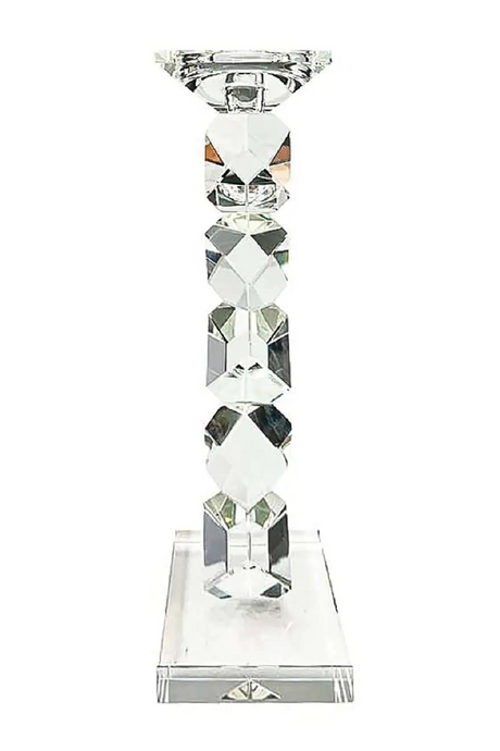 Glass Faceted Candle Holder L | Richmond Interiors Zhara | Oroa.com