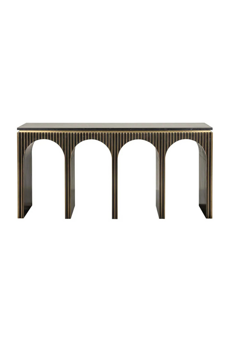 Gold Accent Arched Console Table | Richmond Interiors Les Arcs | Oroa.com