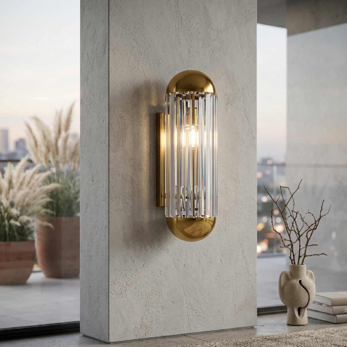   Bronze Vertical Chandelier | Oroa.com