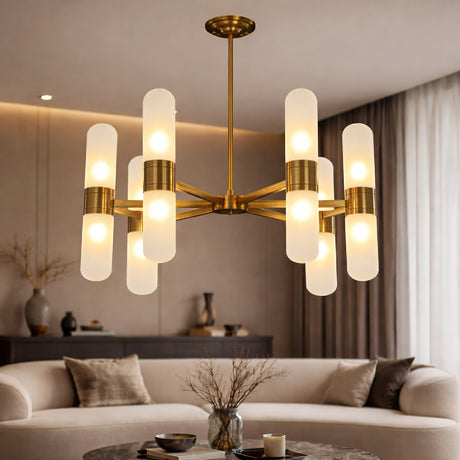   Glass Pipe Chandelier | Oroa.com