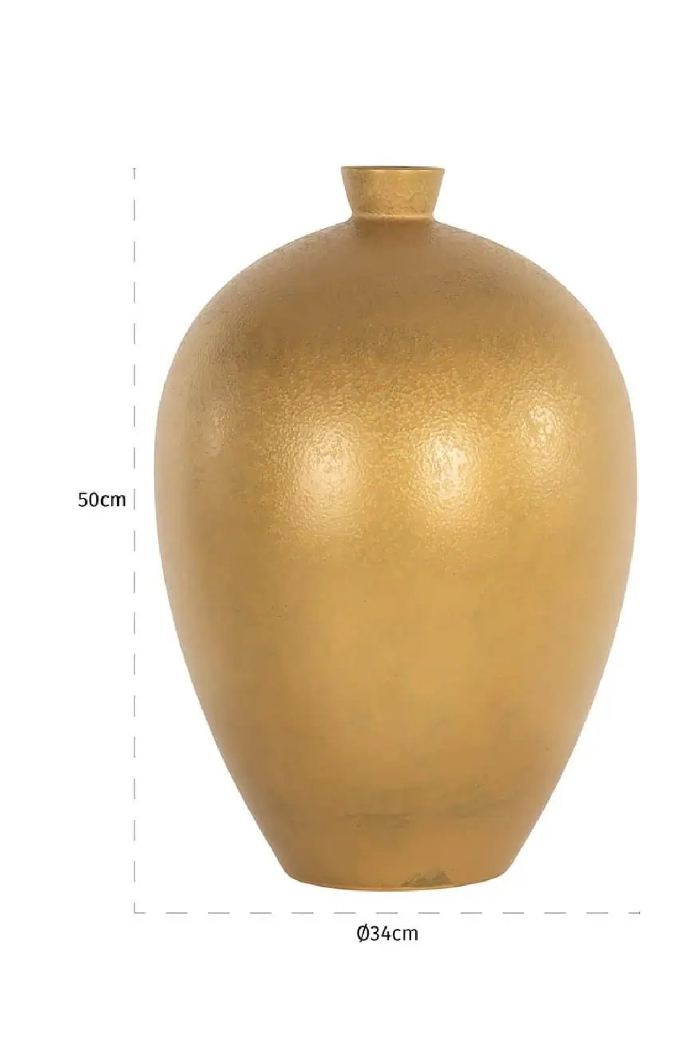 Gold Ceramic Vase | OROA Shirley | Oroa.com