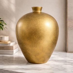   Gold Ceramic Vase | Oroa.com