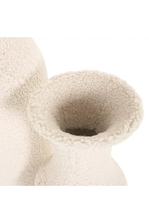 White Ceramic Vase | Richmond Interiors Fluffy | Oroatrade.com
