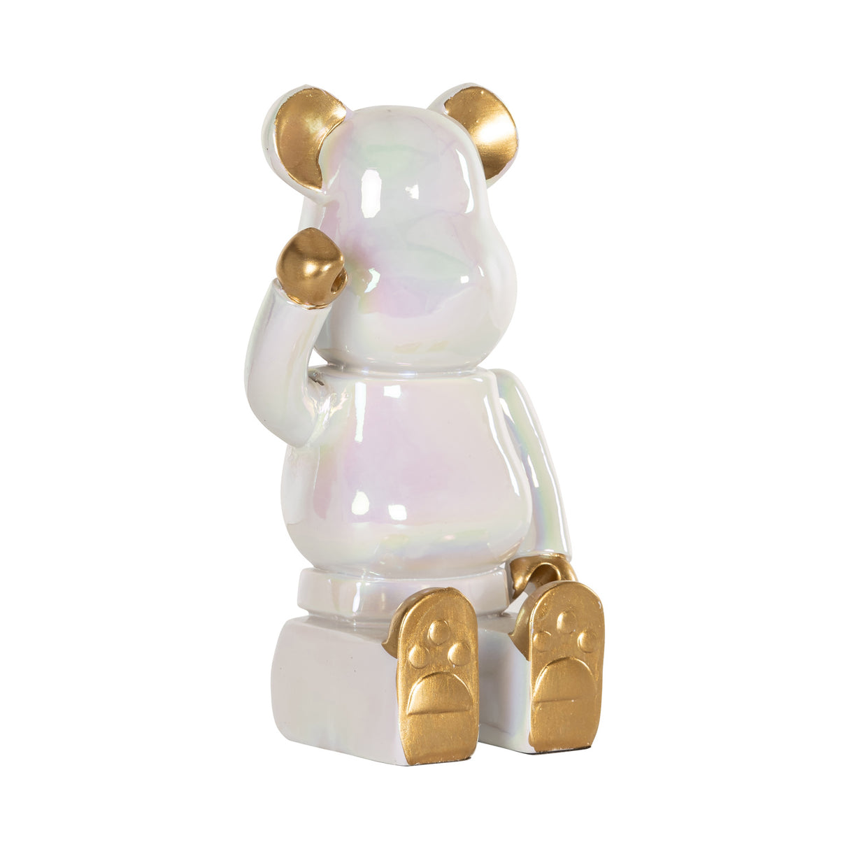   Modern European furniture - White Sitting Bear Decorative Object - www.oroa.com | Oroa.com