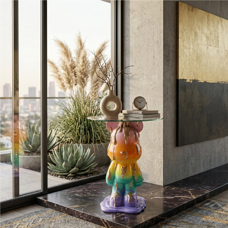   Multicolored Bear End Table | Oroa.com