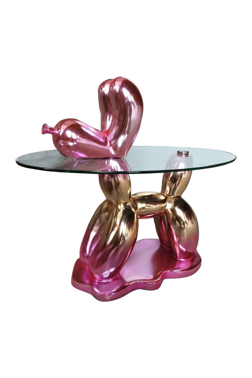 Multicolored Poodle End Table | OROA Usha | Oroa.com