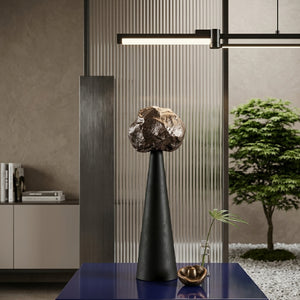   Modern European furniture - Black Cone Candle Holder - www.oroa.com | Oroa.com