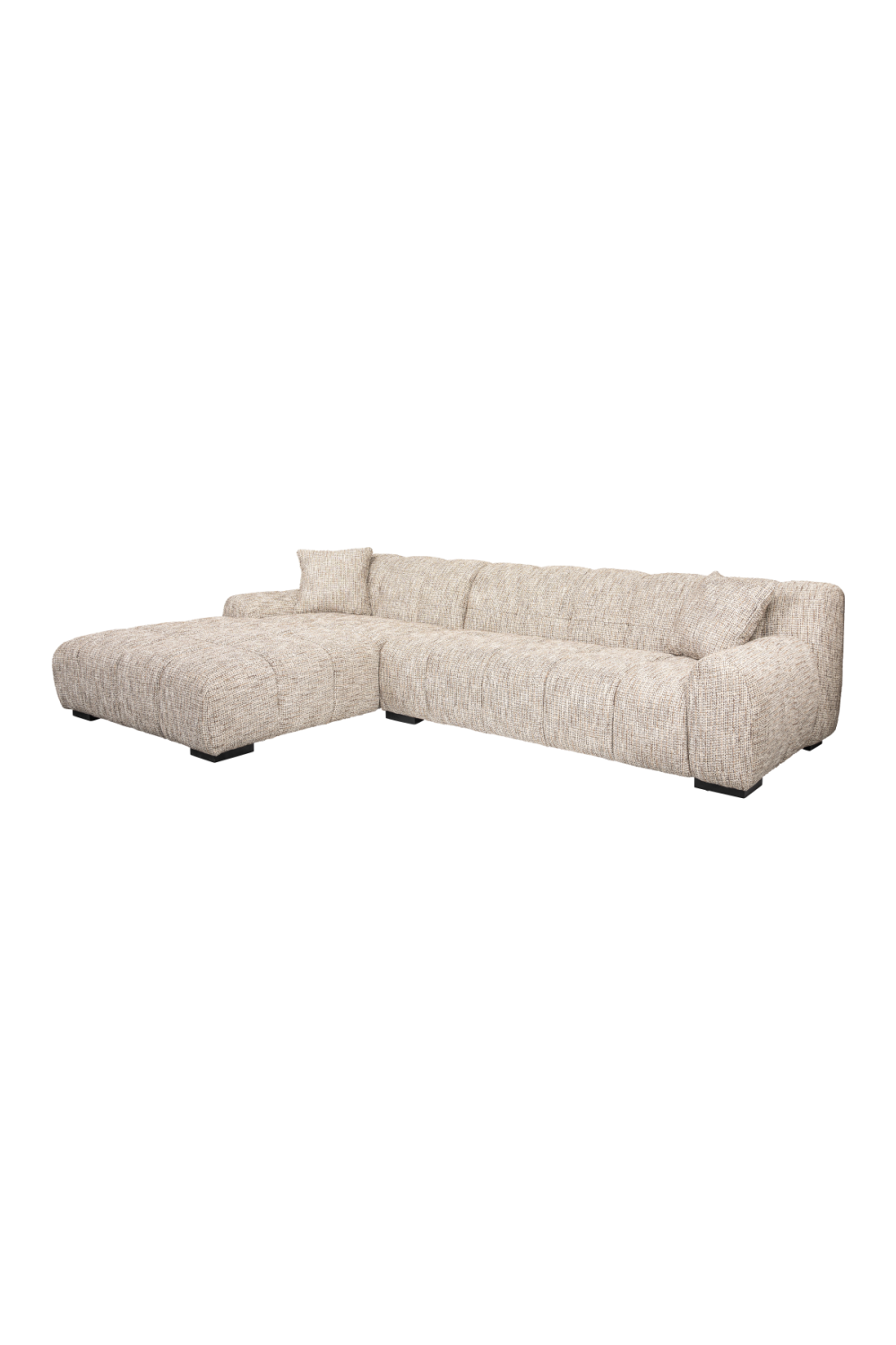 Beige 3-Seater Sofa + Left Lounge | Richmond Interiors Hazel | Oroa.com