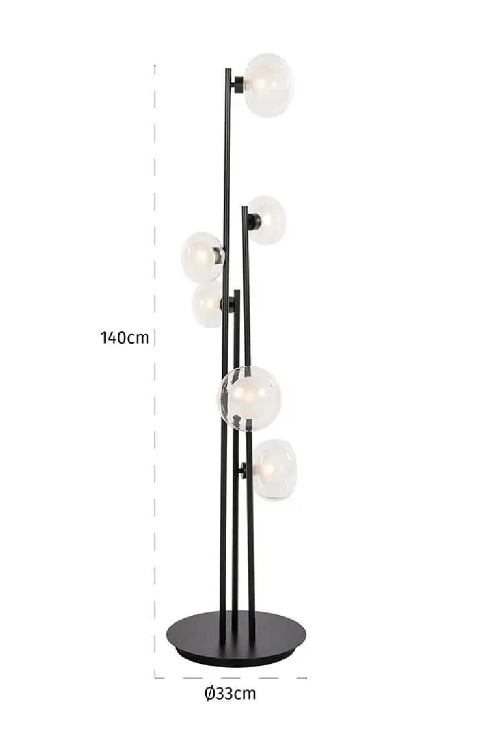 Triple Iron Pole Floor Lamp | OROA Luva | Oroa.com