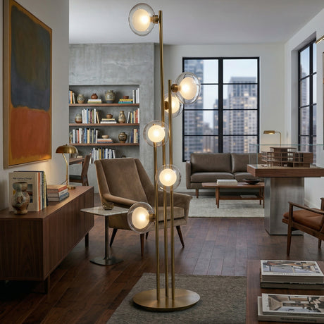   Triple Iron Pole Floor Lamp | Oroa.com