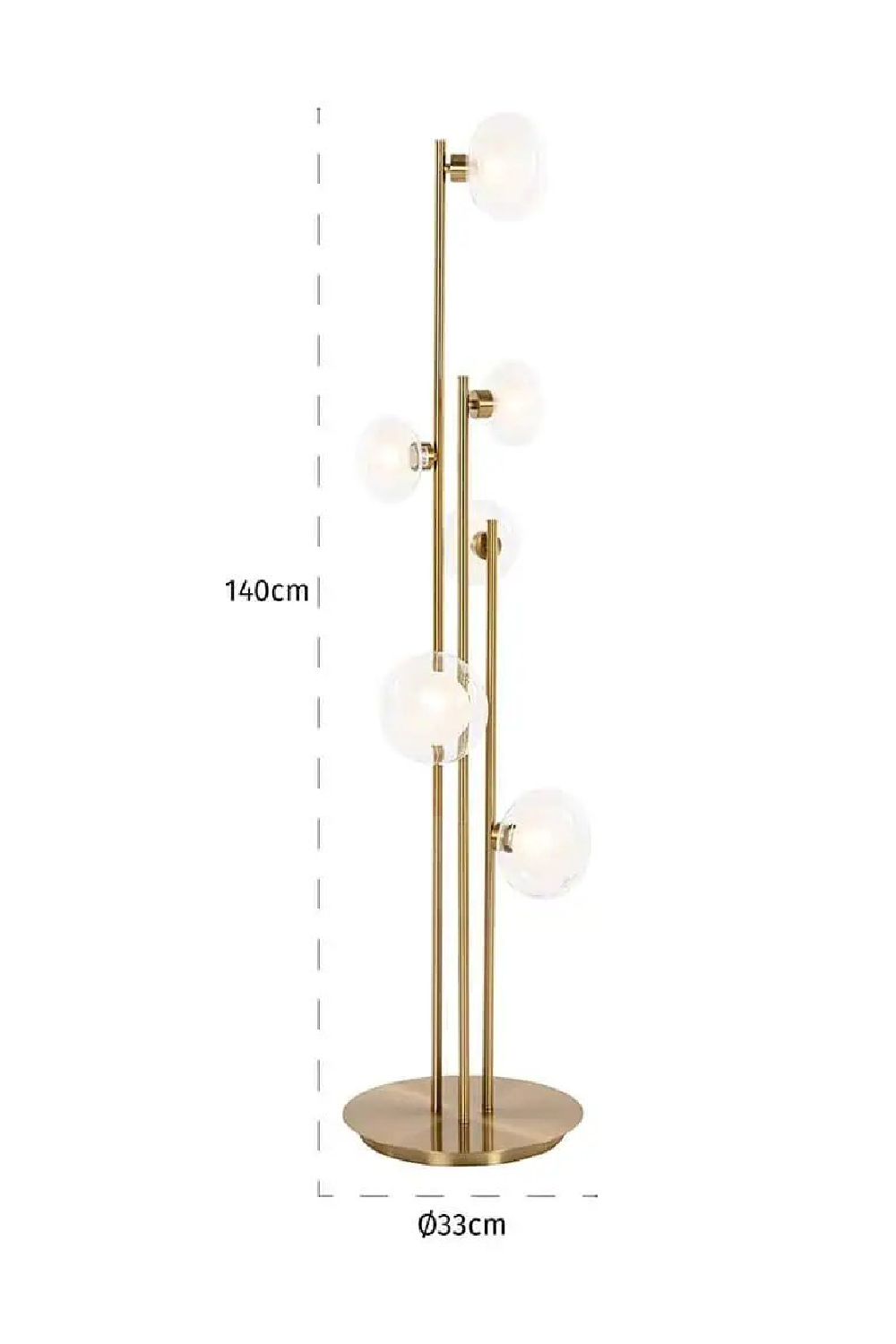 Triple Iron Pole Floor Lamp | OROA Luva | Oroa.com