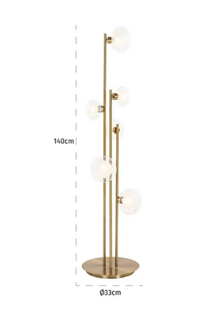 Triple Iron Pole Floor Lamp | Richmond Interiors Luva | Oroa.com