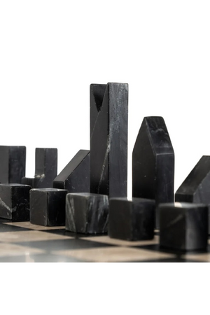 Black 1-Drawer Chess Table | Richmond Interiors Davos | Oroa.com