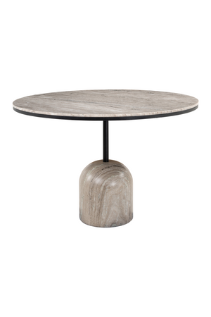 Round Travertine Dining Table | Richmond Interiors Renaissance | Oroa.com